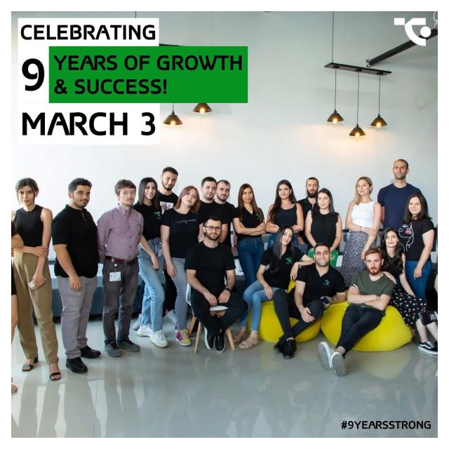 Մենք արդեն 9 տարեկան ենք💚
TCO Team-ը շնորհակալ է իր թիմին՝ այս 9 տարիների համար✨այն մարդկանց ովքեր եղել են, կան, և դեռ ինչքա՜ն-ինչքա՜ն լինելու են ապագայում։
9 տարիների ամենամեծ ձեռքբերումը՝ հզոր թիմ, ջերմ միջավայր, որակյալ ծառայություններ😎
Շնորհավո՜ր բոլոր tco-ականներիս օրը😊